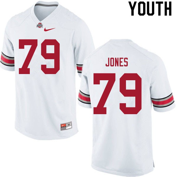 Ohio State Buckeyes #79 Dawand Jones Youth Player Jersey White